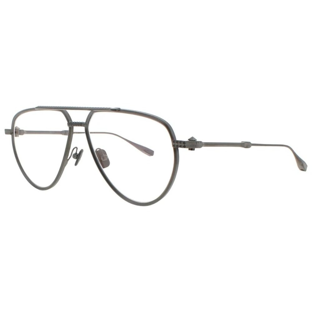 NEW VALENTINO EYEGLASSES STUD-II VLX-133B AVIATOR UNISEX SILVER EYEWEAR